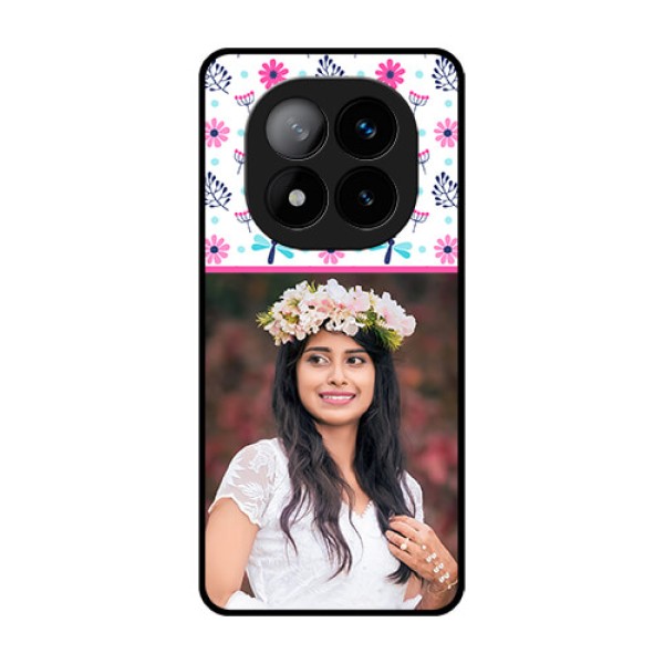 Redmi Note 14 Pro Plus 5G Custom Glass Phone CaseColorful Flower Design Redmi Note 14 Pro Plus 5G Custom Glass Phone CaseColorful Flower Design