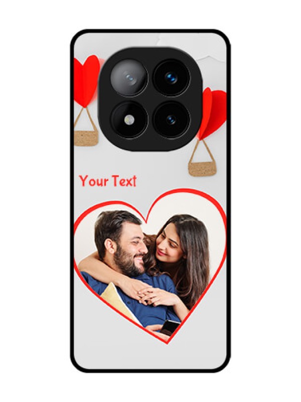 Custom Redmi Note 14 Pro Plus 5G Custom Glass Phone CaseParachute Love Design