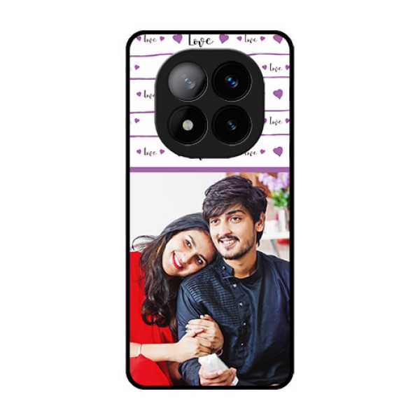 Redmi Note 14 Pro Plus 5G Custom Glass Phone CaseCouples Heart Design Redmi Note 14 Pro Plus 5G Custom Glass Phone CaseCouples Heart Design