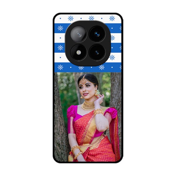 Redmi Note 14 Pro Plus 5G Custom Glass Phone CaseSnow Pattern Design Redmi Note 14 Pro Plus 5G Custom Glass Phone CaseSnow Pattern Design