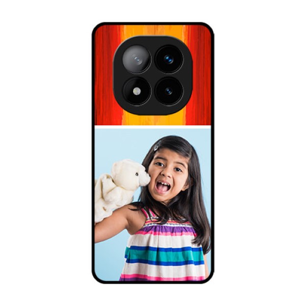 Redmi Note 14 Pro Plus 5G Custom Glass Phone CaseMulti Color Design