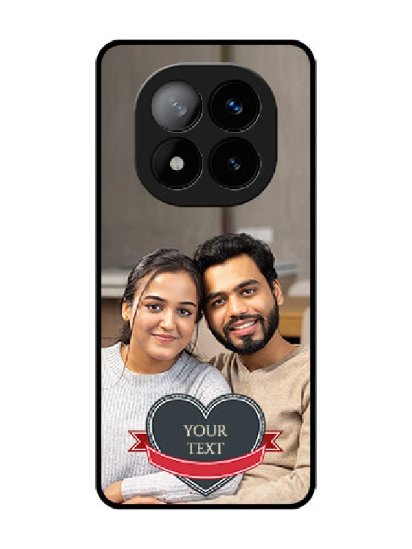 Custom Redmi Note 14 Pro Plus 5G Custom Glass Phone CaseJust Married Couple Design