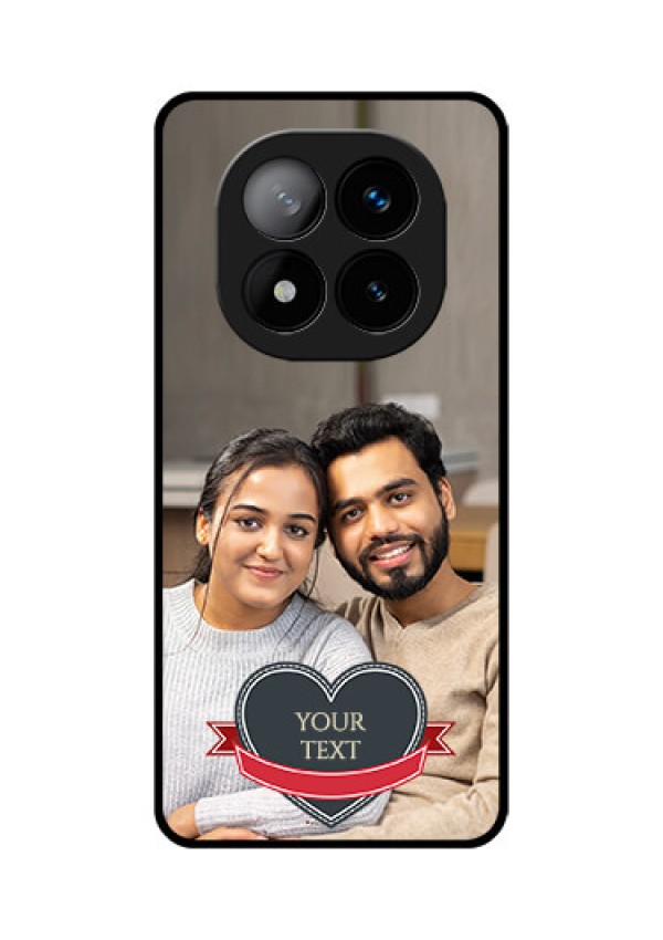 Redmi Note 14 Pro Plus 5G Custom Glass Phone CaseJust Married Couple Design