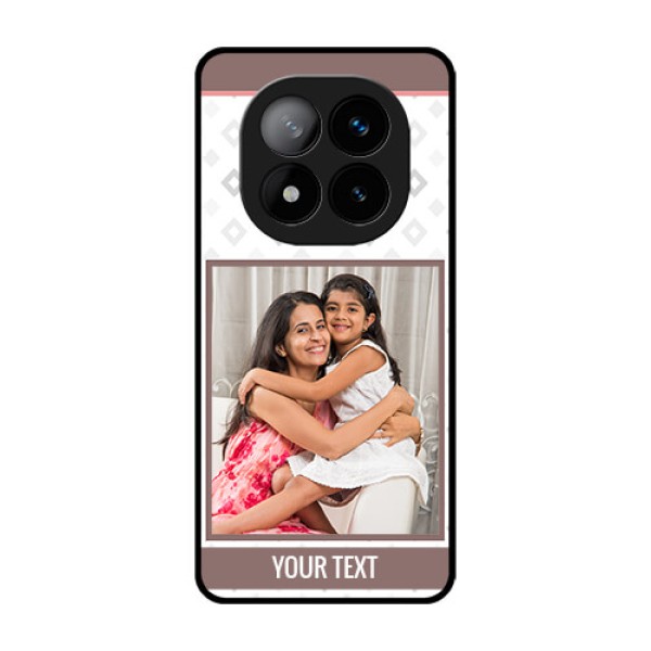 Redmi Note 14 Pro Plus 5G Custom Glass Phone CaseSimple Diamond Design Redmi Note 14 Pro Plus 5G Custom Glass Phone CaseSimple Diamond Design