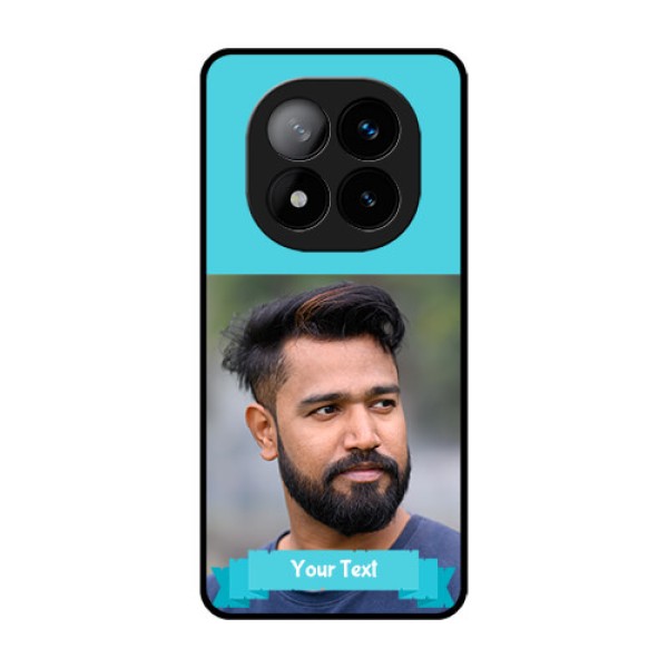 Redmi Note 14 Pro Plus 5G Custom Glass Phone CaseBlue Color Design Redmi Note 14 Pro Plus 5G Custom Glass Phone CaseBlue Color Design