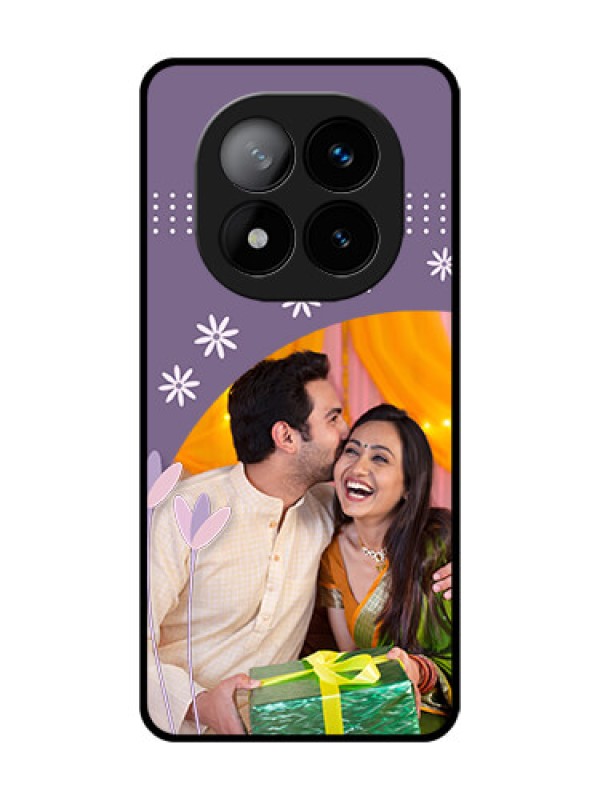 Custom Redmi Note 14 Pro Plus 5G Custom Glass Phone CaseLavender Flowers Design