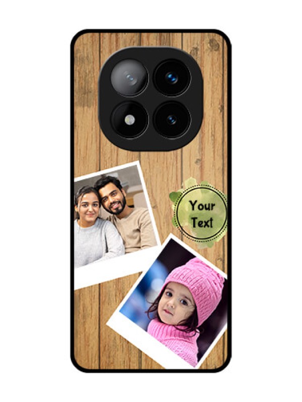 Custom Redmi Note 14 Pro Plus 5G Custom Glass Phone CaseWooden Texture Design