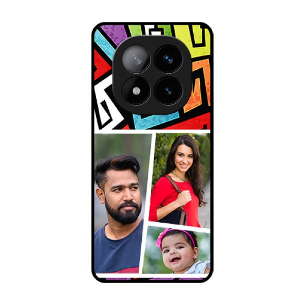 Redmi Note 14 Pro Plus 5G Custom Glass Phone CaseGraffiti Pattern Design