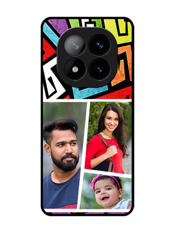 Custom Redmi Note 14 Pro Plus 5G Custom Glass Phone CaseGraffiti Pattern Design