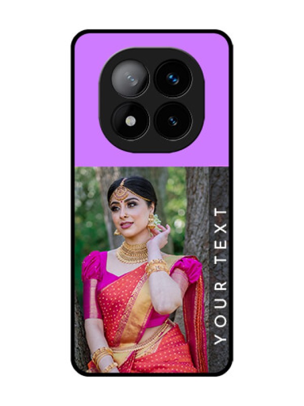 Custom Redmi Note 14 Pro Plus 5G Custom Glass Phone CaseBirthday Icons Design