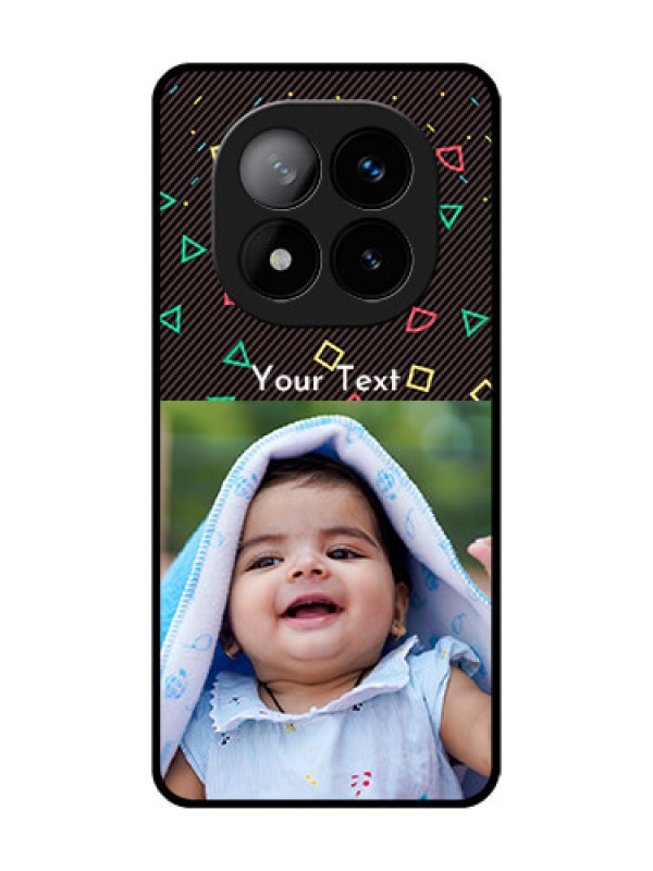 Custom Redmi Note 14 Pro Plus 5G Custom Glass Phone CaseWith Confetti Birthday Design