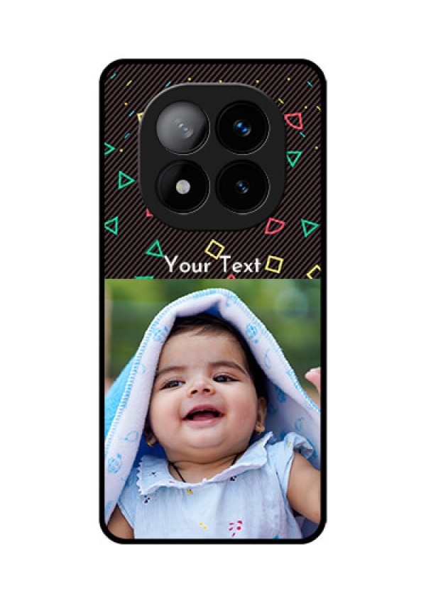 Redmi Note 14 Pro Plus 5G Custom Glass Phone CaseWith Confetti Birthday Design