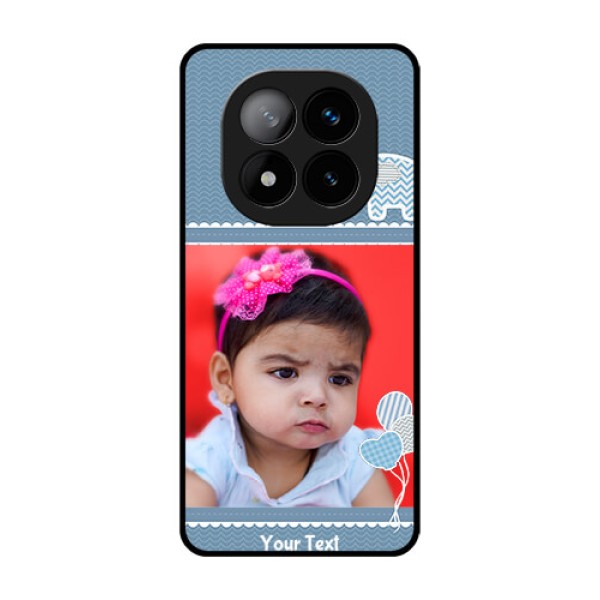 Redmi Note 14 Pro Plus 5G Custom Glass Phone CaseWith Kids Pattern Design