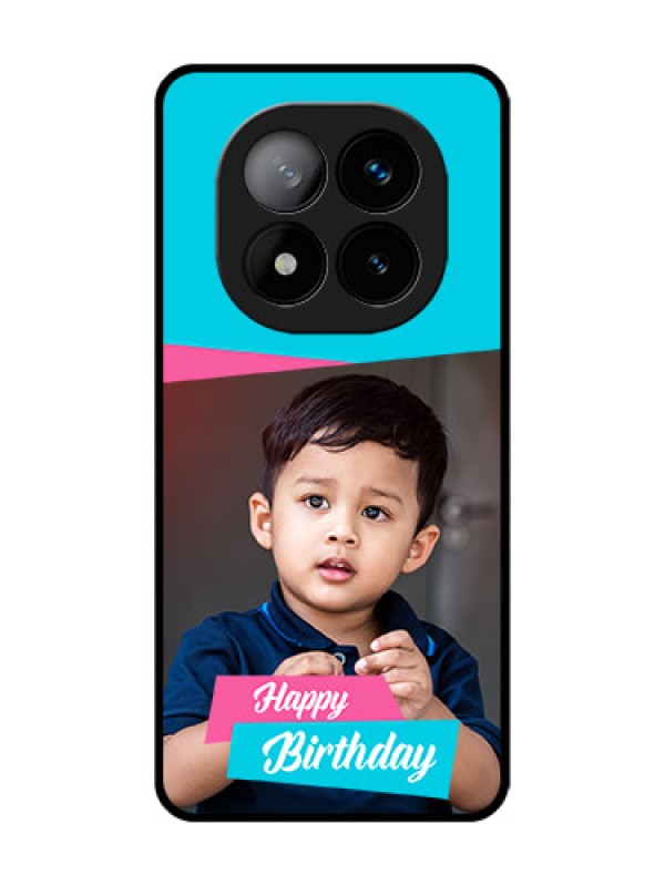 Custom Redmi Note 14 Pro Plus 5G Custom Glass Phone CaseImage Holder With 2 Color Design