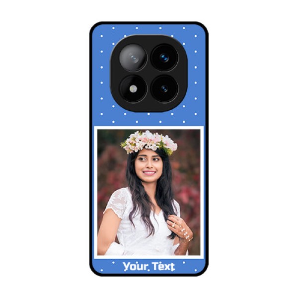 Redmi Note 14 Pro Plus 5G Custom Glass Phone CasePolka Dots Design