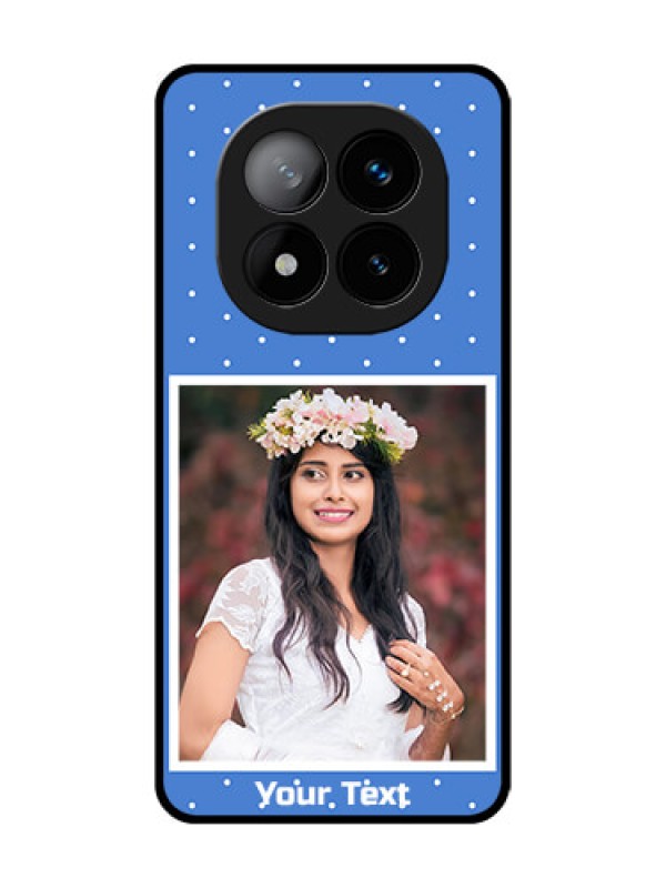 Custom Redmi Note 14 Pro Plus 5G Custom Glass Phone CasePolka Dots Design