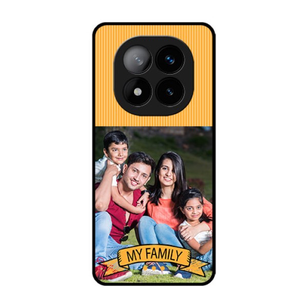 Redmi Note 14 Pro Plus 5G Custom Glass Phone CaseMy Family Design