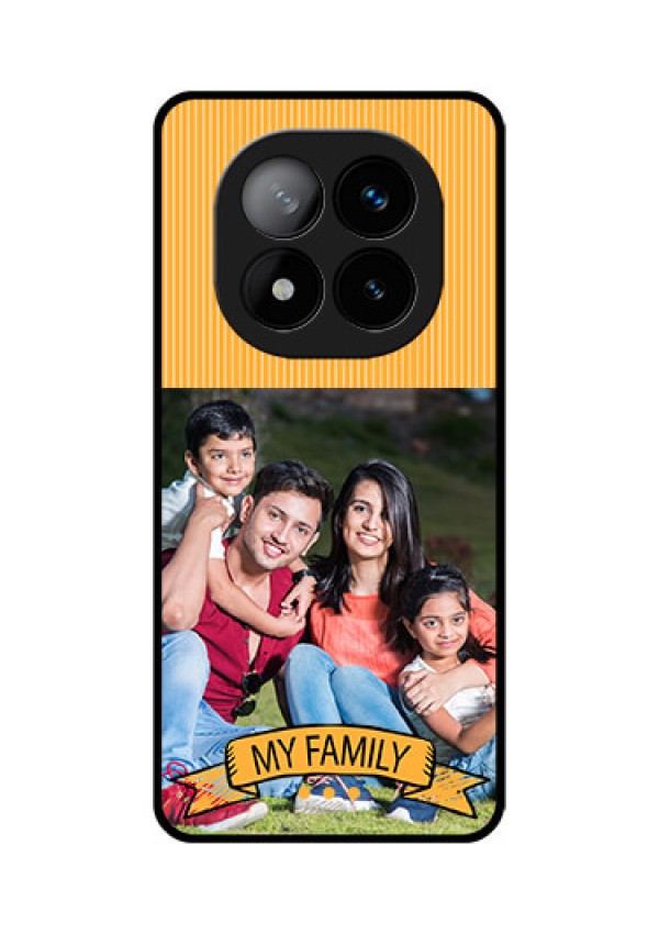 Redmi Note 14 Pro Plus 5G Custom Glass Phone CaseMy Family Design