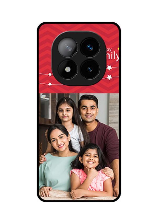 Redmi Note 14 Pro Plus 5G Custom Glass Phone CaseHappy Family Design