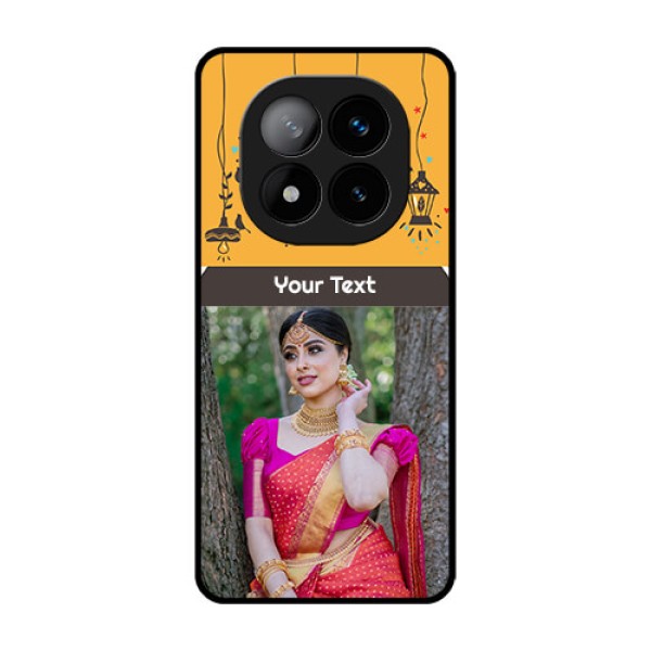 Redmi Note 14 Pro Plus 5G Custom Glass Phone CaseWith Family Picture And Icons