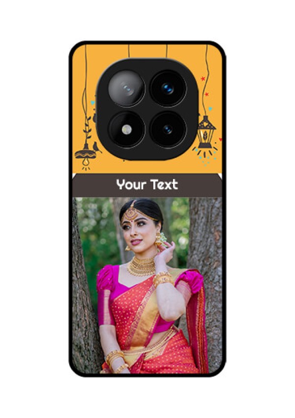 Redmi Note 14 Pro Plus 5G Custom Glass Phone CaseWith Family Picture And Icons