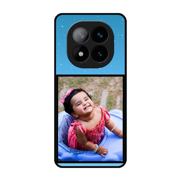 Redmi Note 14 Pro Plus 5G Custom Glass Phone CaseWave Pattern Colorful Design
