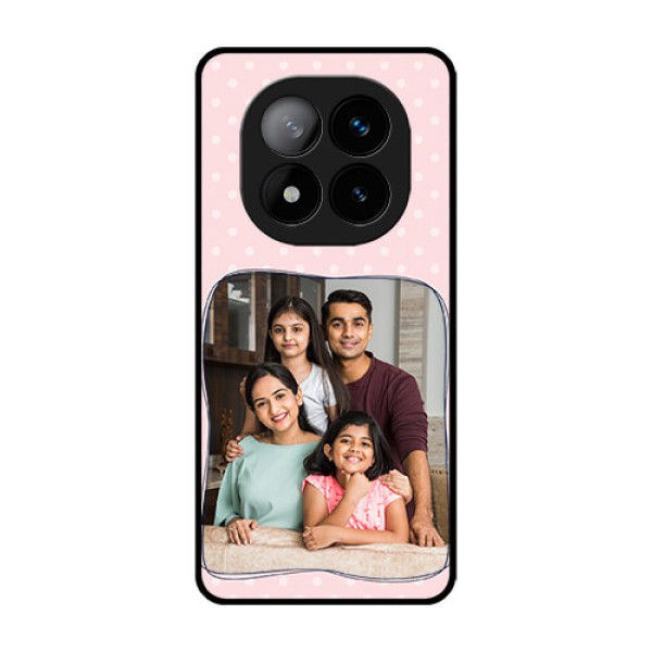 Redmi Note 14 Pro Plus 5G Custom Glass Phone CaseFamily With Dots Design Redmi Note 14 Pro Plus 5G Custom Glass Phone CaseFamily With Dots Design