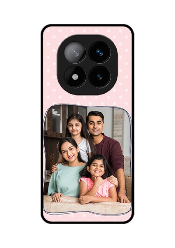 Redmi Note 14 Pro Plus 5G Custom Glass Phone CaseFamily With Dots Design