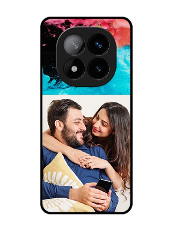 Custom Redmi Note 14 Pro Plus 5G Custom Glass Phone CaseQuote With Acrylic Painting Design