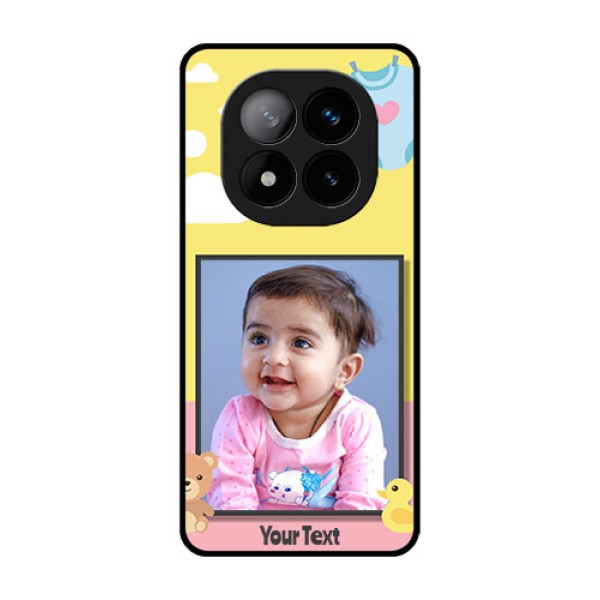 Redmi Note 14 Pro Plus 5G Custom Glass Phone CaseKids 2 Color Design