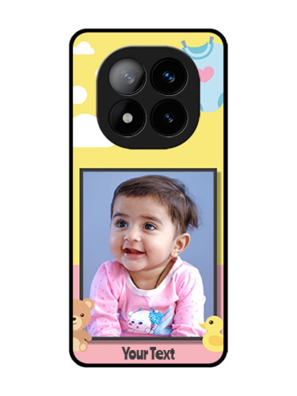 Custom Redmi Note 14 Pro Plus 5G Custom Glass Phone CaseKids 2 Color Design