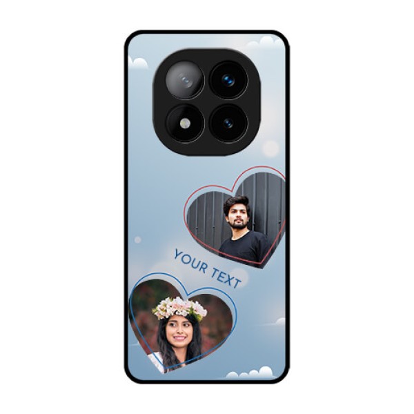 Redmi Note 14 Pro Plus 5G Custom Glass Phone CaseBlue Color Couple Design Redmi Note 14 Pro Plus 5G Custom Glass Phone CaseBlue Color Couple Design