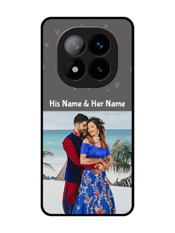 Custom Redmi Note 14 Pro Plus 5G Custom Glass Phone CaseBuy Love Design With Photo Online