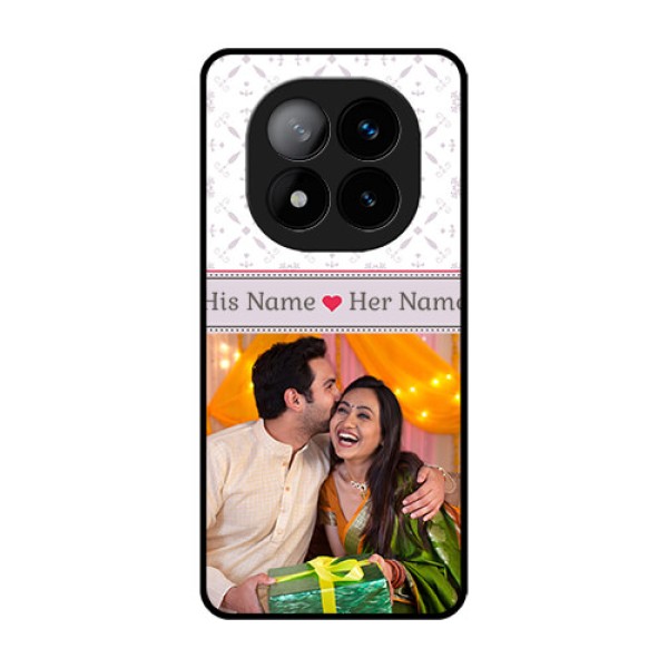 Redmi Note 14 Pro Plus 5G Custom Glass Phone CaseWith Photo And Ethnic Design Redmi Note 14 Pro Plus 5G Custom Glass Phone CaseWith Photo And Ethnic Design
