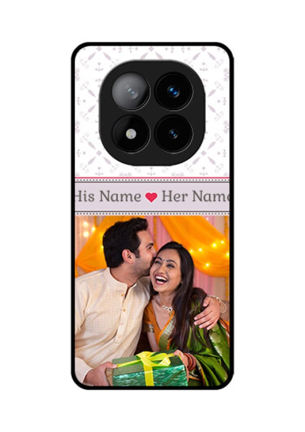 Redmi Note 14 Pro Plus 5G Custom Glass Phone CaseWith Photo And Ethnic Design