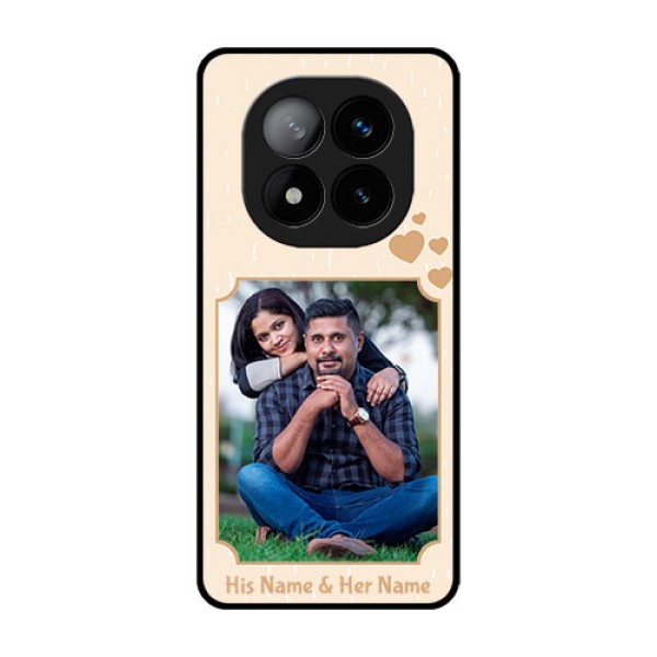 Redmi Note 14 Pro Plus 5G Custom Glass Phone CaseWith Confetti Love Design Redmi Note 14 Pro Plus 5G Custom Glass Phone CaseWith Confetti Love Design