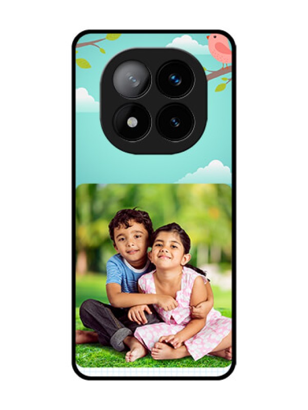 Custom Redmi Note 14 Pro Plus 5G Custom Glass Phone CaseDoodle Love Design