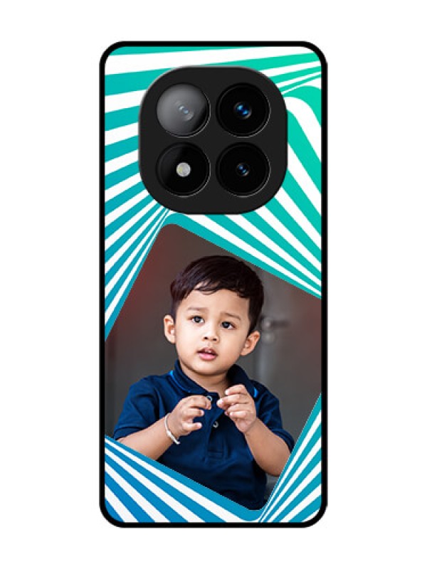 Custom Redmi Note 14 Pro Plus 5G Custom Glass Phone CaseAbstract Spiral Design