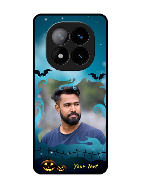 Custom Redmi Note 14 Pro Plus 5G Custom Glass Phone CaseHalloween Frame Design