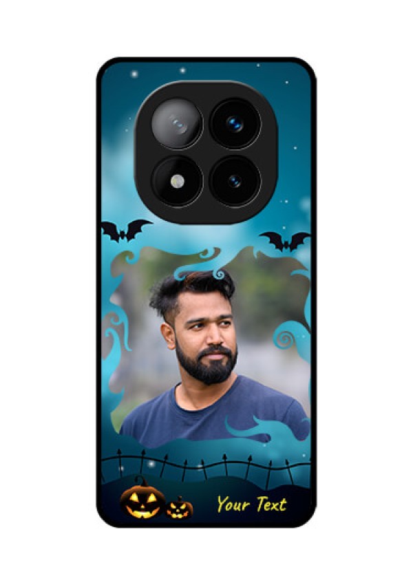 Redmi Note 14 Pro Plus 5G Custom Glass Phone CaseHalloween Frame Design