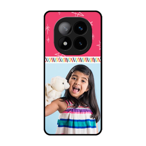 Redmi Note 14 Pro Plus 5G Custom Glass Phone CaseLine Art Design