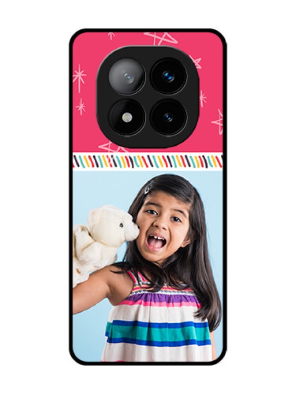 Custom Redmi Note 14 Pro Plus 5G Custom Glass Phone CaseLine Art Design