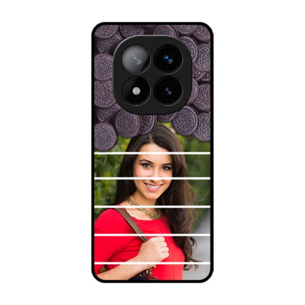 Redmi Note 14 Pro Plus 5G Custom Glass Phone CaseWith Oreo Biscuit Design Redmi Note 14 Pro Plus 5G Custom Glass Phone CaseWith Oreo Biscuit Design