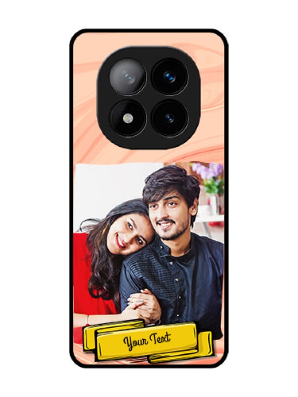 Custom Redmi Note 14 Pro Plus 5G Custom Glass Phone CaseMarble Texture Design