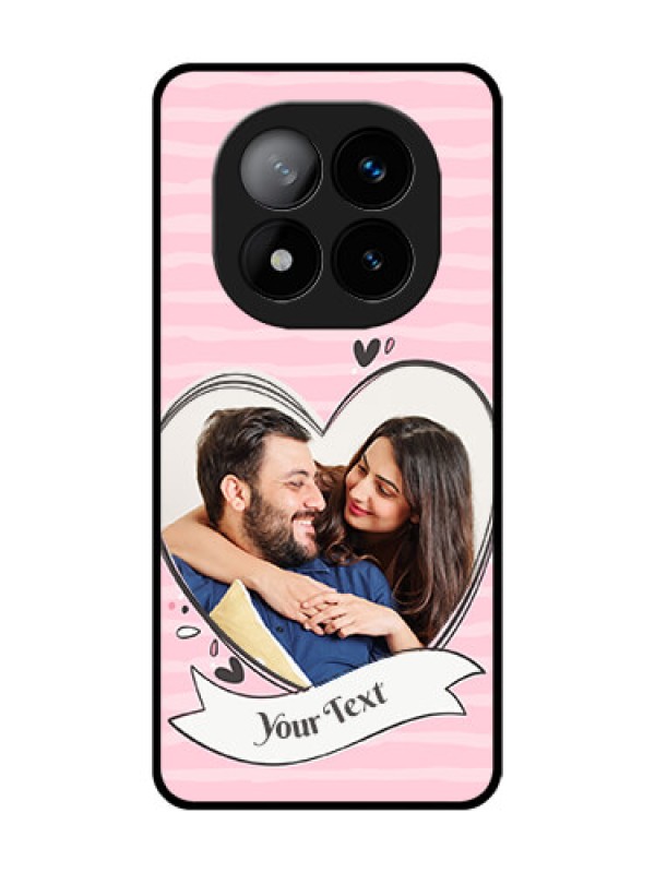 Custom Redmi Note 14 Pro Plus 5G Custom Glass Phone CaseVintage Heart Design