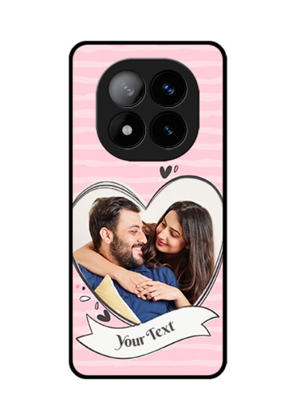 Redmi Note 14 Pro Plus 5G Custom Glass Phone CaseVintage Heart Design