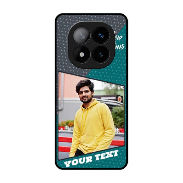Redmi Note 14 Pro Plus 5G Custom Glass Phone CaseBackground Pattern Design With Quote Redmi Note 14 Pro Plus 5G Custom Glass Phone CaseBackground Pattern Design With Quote