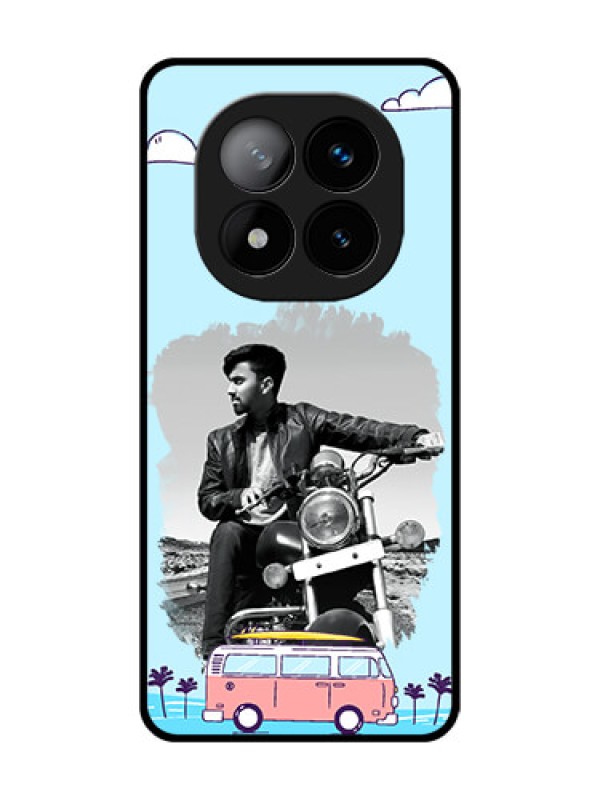 Custom Redmi Note 14 Pro Plus 5G Custom Glass Phone CaseTravel and Adventure Design