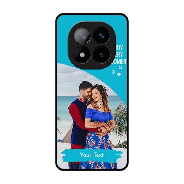 Redmi Note 14 Pro Plus 5G Custom Glass Phone CaseHappy Moment Design
