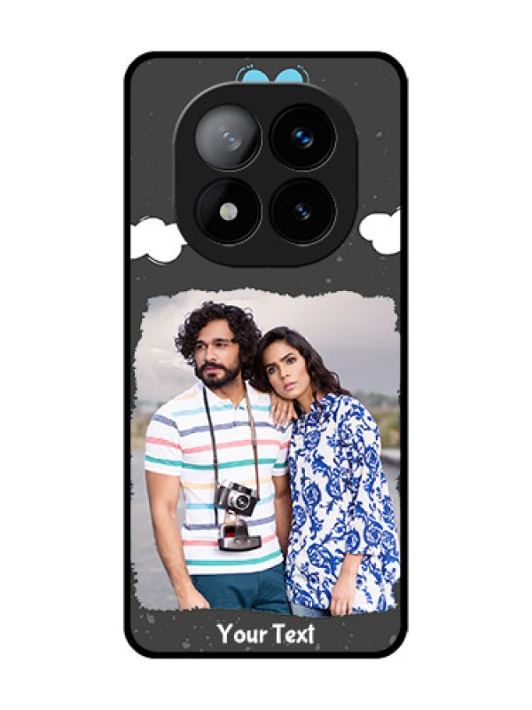 Custom Redmi Note 14 Pro Plus 5G Custom Glass Phone CaseSplashes With Love Doodles Design